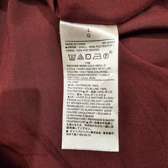 Banana Republic Red, Bergundy, Green Flutter Midi Dress - Picture 8 of 8